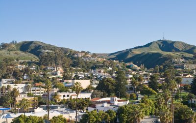 The rolling hills of Ventura, California.
