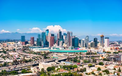 Los Angeles California Drone Aerial